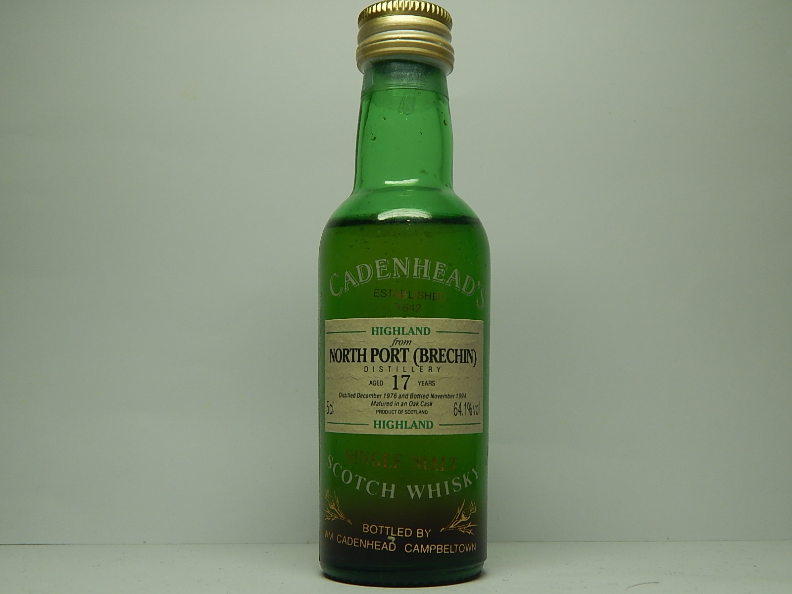 HSMSW 17yo 1976-1994 "Cadenhead´s" 5cl 64,1%vol